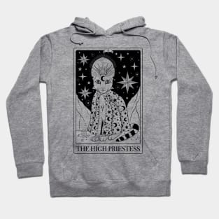 The High Priestess Tarot Card As A Cat Hoodie